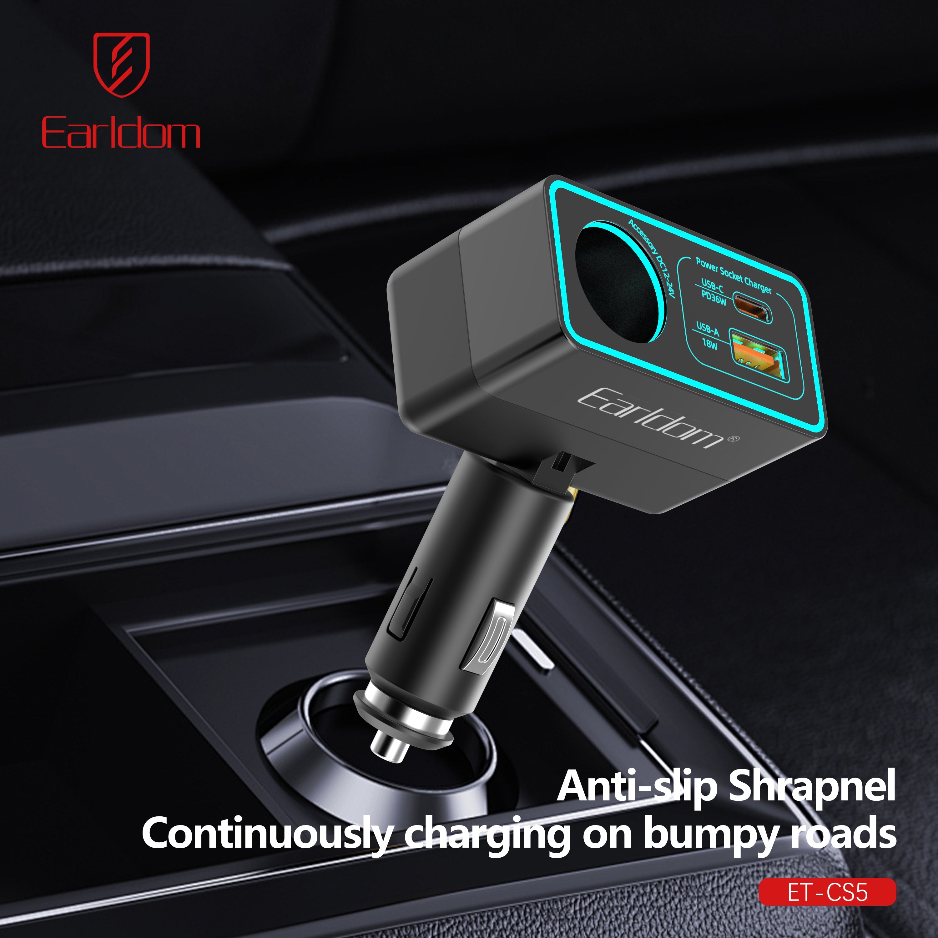 120W USB+PD 36W 1 socket Extended cigarette lighter 120W USB+PD 36W 1 socket Extended cigarette lighter